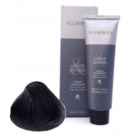 Allwaves Color Cream 4.2 крем-краска для волос средне фиолетово-коричневая, 100 мл