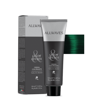 Крем-краска для волос Allwaves Color Cream F999 изумрудная вспышка, 100 мл