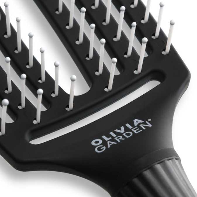 Olivia Garden Fingerbrush Care Iconic Nylon Bristles Black M (ID1393) от компании ИРИС