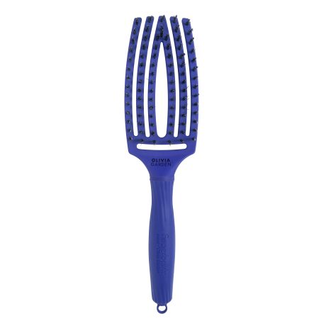 Щетка Olivia Garden Fingerbrush Care Iconic Boar&Nylon Blue Jeans - Лимитированная серия On the road again