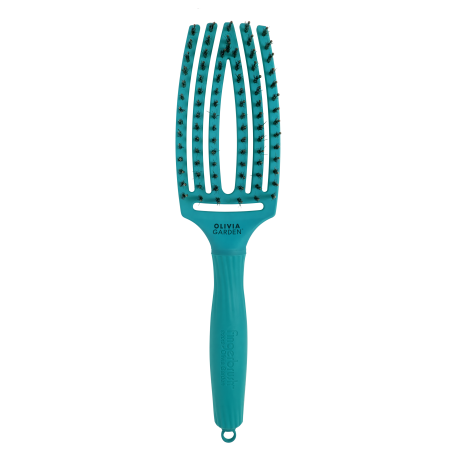 Щітка Olivia Garden  Fingerbrush Care Iconic Boar&Nylon Blue Lagoon