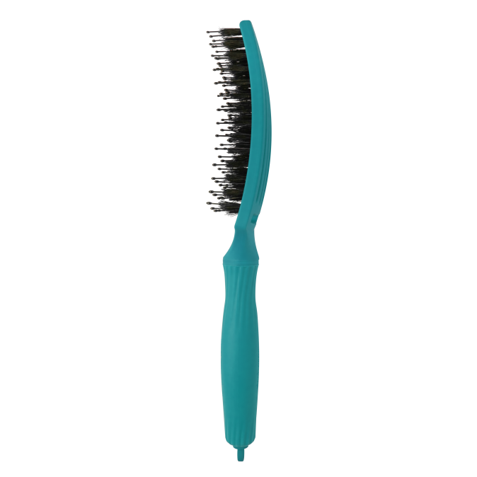 Щітка Olivia Garden Fingerbrush Care Iconic Boar&Nylon Blue Lagoon 