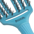 Щітка Olivia Garden Fingerbrush Care Iconic Boar&Nylon Blue Lagoon