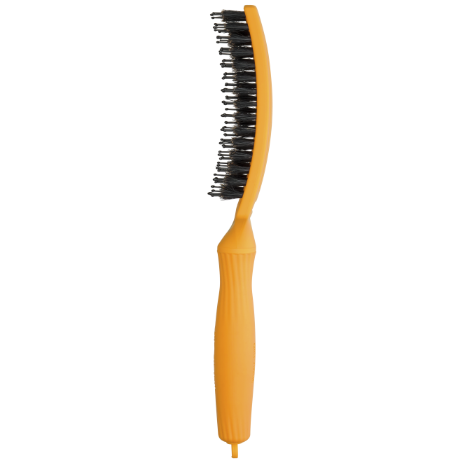 Щетка Fingerbrush Care Iconic Boar&Nylon Yellow Sunshine от компании ИРИС