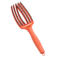 Щітка Olivia Garden Fingerbrush Care Iconic Boar&Nylon Orange Dream