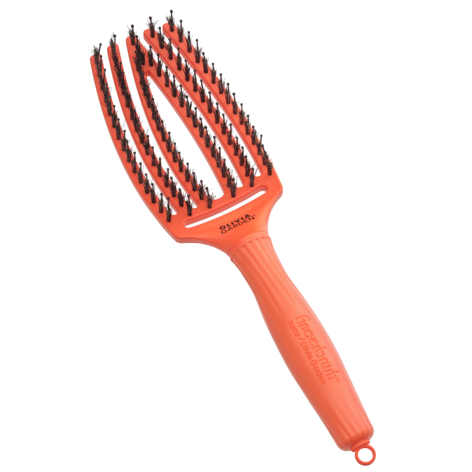 Щітка Olivia Garden Fingerbrush Care Iconic Boar&Nylon Orange Dream от компании ИРИС