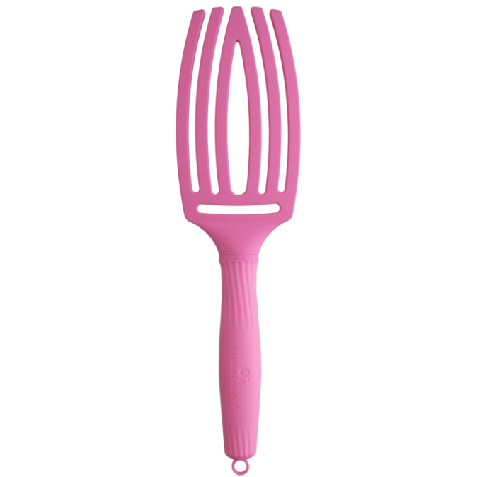 Щітка для волосся FINGERBRUSH Boar&Nylon ThinkPink 2024 Bubble Pink ID1844 