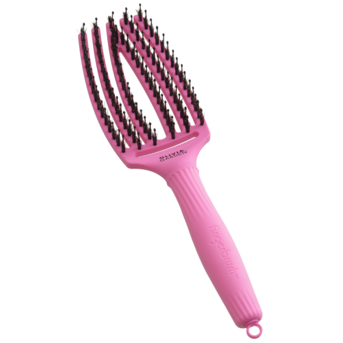 Щітка для волосся FINGERBRUSH Boar&Nylon ThinkPink 2024 Bubble Pink ID1844 