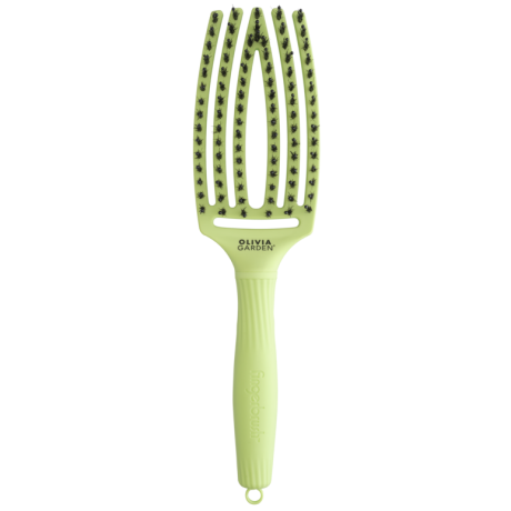 Щітка Olivia Garden Fingerbrush Dolce Vita Pistachio Green (фисташковая)