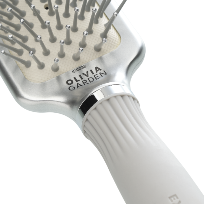 Щітка EXPERT Care Rectangular Nylon Bristles Silver S 
