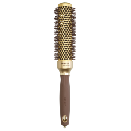 Брашинг Olivia Garden Expert Blowout Speed Wavy Bristles Gold & Brown d.35 