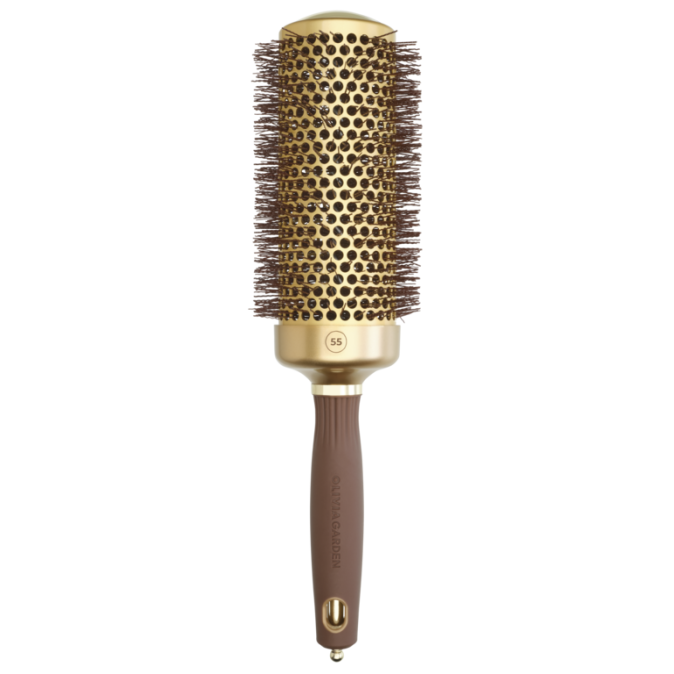 Брашинг Olivia Garden Expert Blowout Speed Wavy Bristles Gold & Brown d.55 