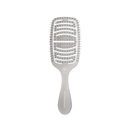 Щітка для укладання Olivia Garden Essential Care Flex Medium Hair Bristles Ice Grey (ID2079)