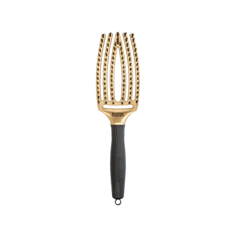 Щітка для укладання Olivia Garden FingerBrush Trinity Gold (ID1688) 