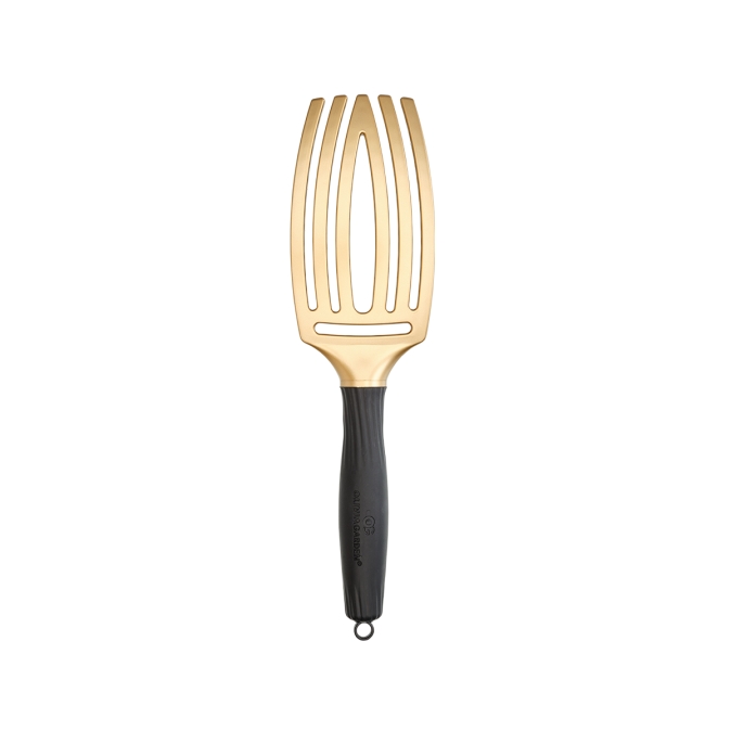 Щітка для укладання Olivia Garden FingerBrush Trinity Gold (ID1688) 