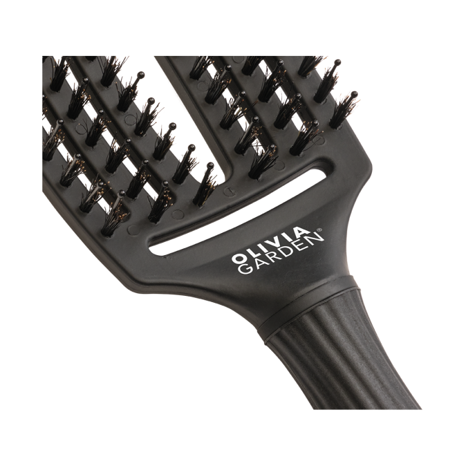 Щетка для волос Olivia Garden Fingerbrush Combo Medium Full Black (ID1729) от компании ИРИС