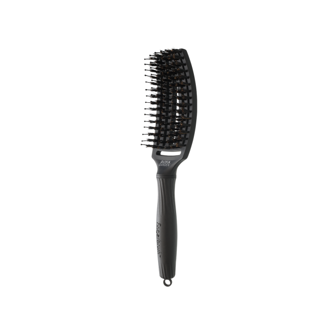 Щетка для волос Olivia Garden Fingerbrush Combo Medium Full Black (ID1729) от компании ИРИС