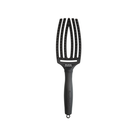 Щетка для волос Olivia Garden Fingerbrush Combo Medium Full Black (ID1729)