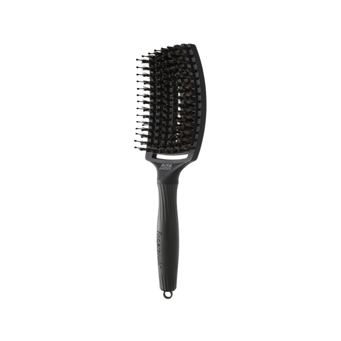 Щітка для волосся Olivia Garden Fingerbrush Combo Large Full Black (ID1731) 