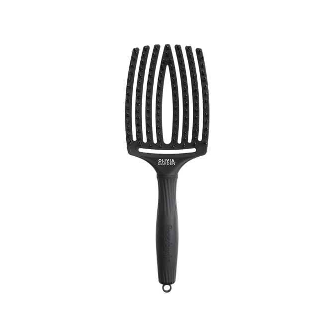 Щітка для волосся Olivia Garden Fingerbrush Combo Large Full Black (ID1731) 