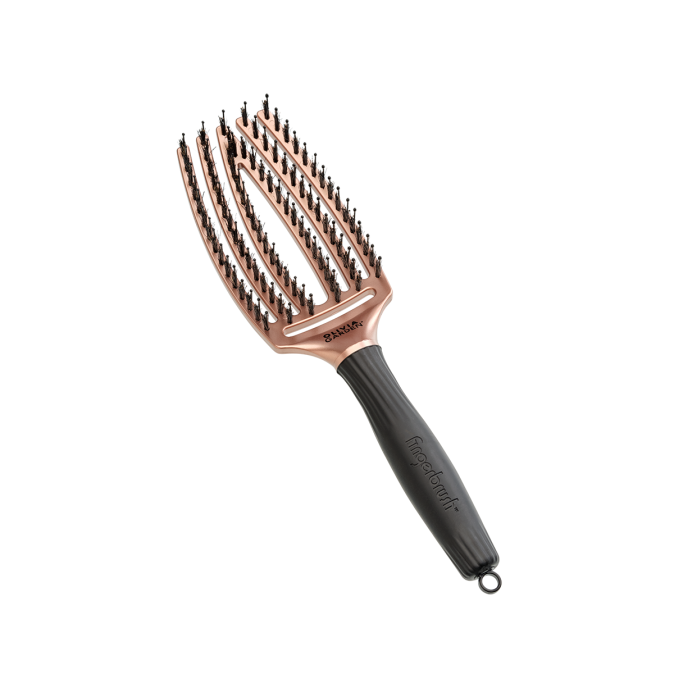 Щітка для укладання Olivia Garden FingerBrush Trinity Bronze (ID1689) 