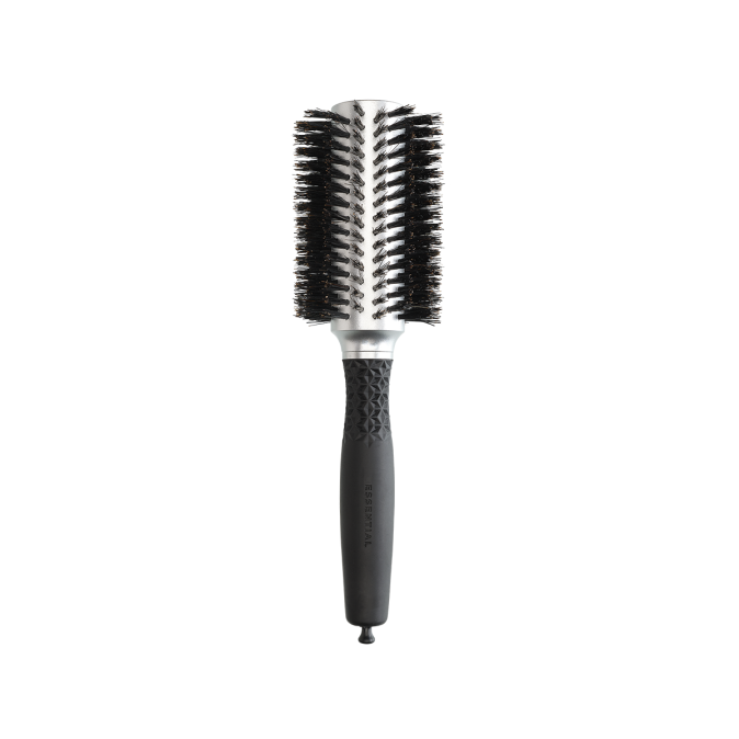 Брашинг Olivia Garden Essential Blowout Soft Boar Bristles Silver 33 мм (ID2112) от компании ИРИС
