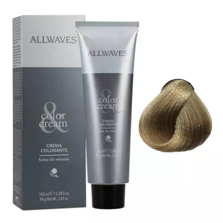 Крем-краска для волос Allwaves Color Cream 9.12 интенсивный супер светлый пепельный блонд,, 100 мл