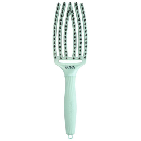 Olivia Garden Fingerbrush Iconic Boar & Nylon Arctic Teal ID1862