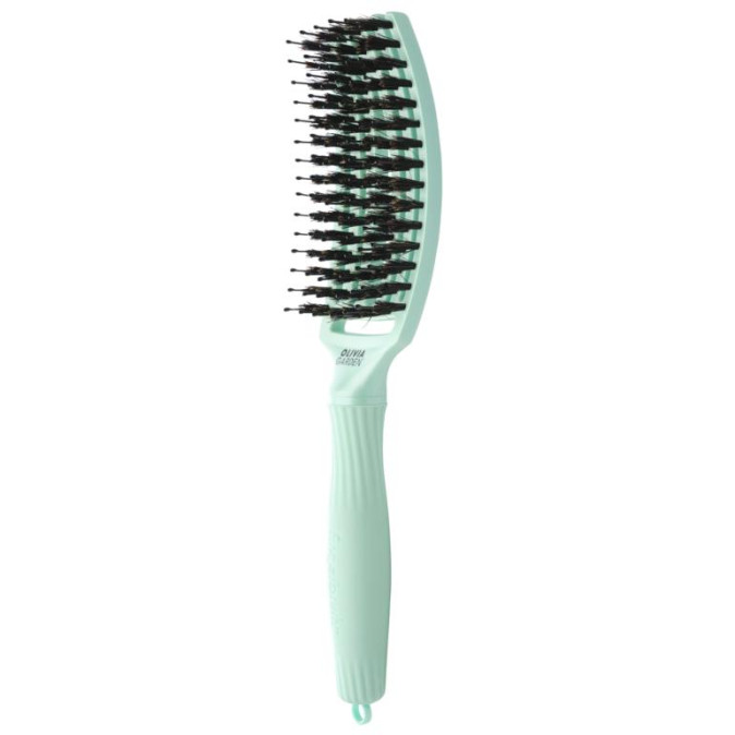 Olivia Garden Fingerbrush Iconic Boar & Nylon Arctic Teal ID1862 