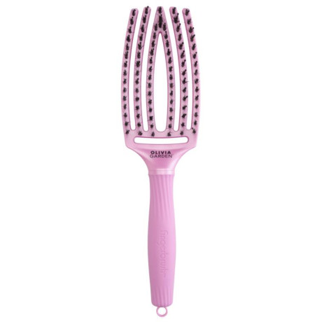 Olivia Garden Fingerbrush Care Iconic Boar & Nylon Celestial Pink ID1863