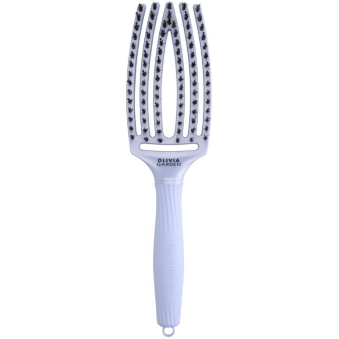 Olivia Garden Fingerbrush Care Iconic Boar & Nylon Polar Blue ID1865 
