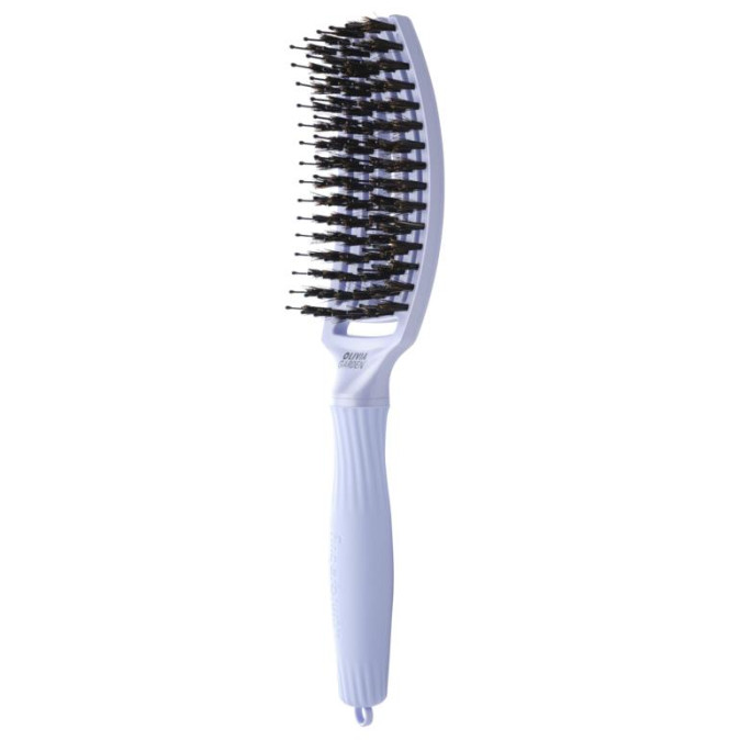 Olivia Garden Fingerbrush Care Iconic Boar & Nylon Polar Blue ID1865 