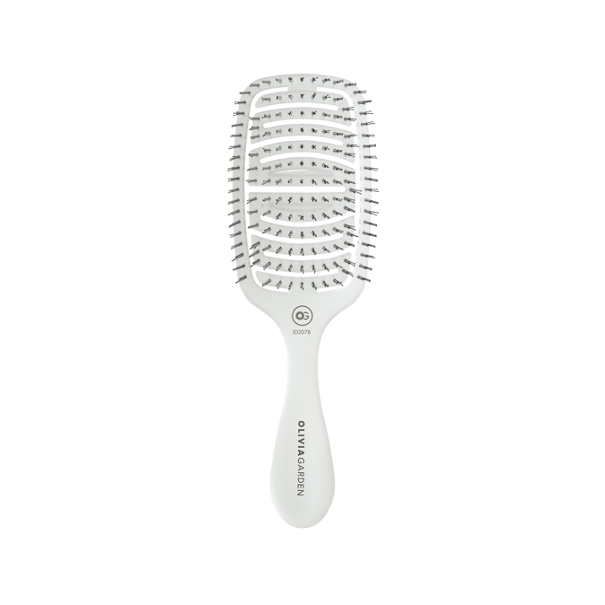 Щетка для волос Olivia Garden ESSENTIAL CARE FLEX Fine Hair Memory Flex Bristles Ice White (ID2078) от компании ИРИС