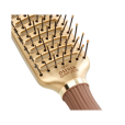 Щітка для волосся Olivia Garden EXPERT STYLE VENT Nylon Bristles Gold & Brown (ID2075)