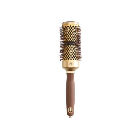 Браш Olivia Garden EXPERT BLOWOUT CURL Wavy Bristles Gold & Brown 45 (ID2065)