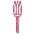 Професійна щітка для розплутування волосся Olivia Garden Fingerbrush Care Iconic Boar & Nylon Hot Pink M (арт. ID1200 / PR-FB1PC-BLUSH-HP)