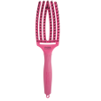 Професійна щітка для розплутування волосся Olivia Garden Fingerbrush Care Iconic Boar & Nylon Hot Pink M (арт. ID1200 / PR-FB1PC-BLUSH-HP)