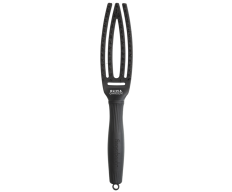 Професійна щітка для розплутування волосся Olivia Garden Fingerbrush Care Iconic Boar & Nylon Full Black S (арт. ID1730)