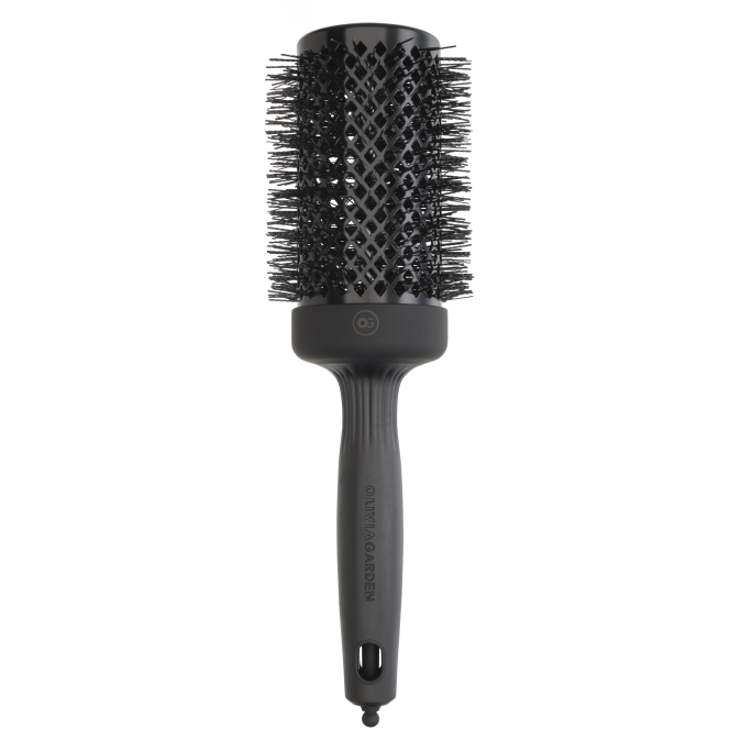 Професійний керамічний термобрашинг із хвилястою щетиною Olivia Garden Expert Blowout Shine Wavy Bristles Black Label 55 мм (арт. ID2119 / BR-BL1PC-TH054) 