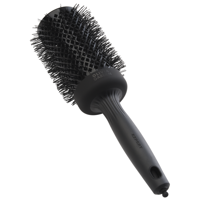 Професійний керамічний термобрашинг із хвилястою щетиною Olivia Garden Expert Blowout Shine Wavy Bristles Black Label 55 мм (арт. ID2119 / BR-BL1PC-TH054) 
