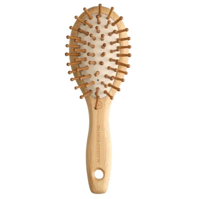 Компактна бамбукова масажна щітка Olivia Garden Bamboo Touch Detangle Massage XS (арт. ID2227) 
