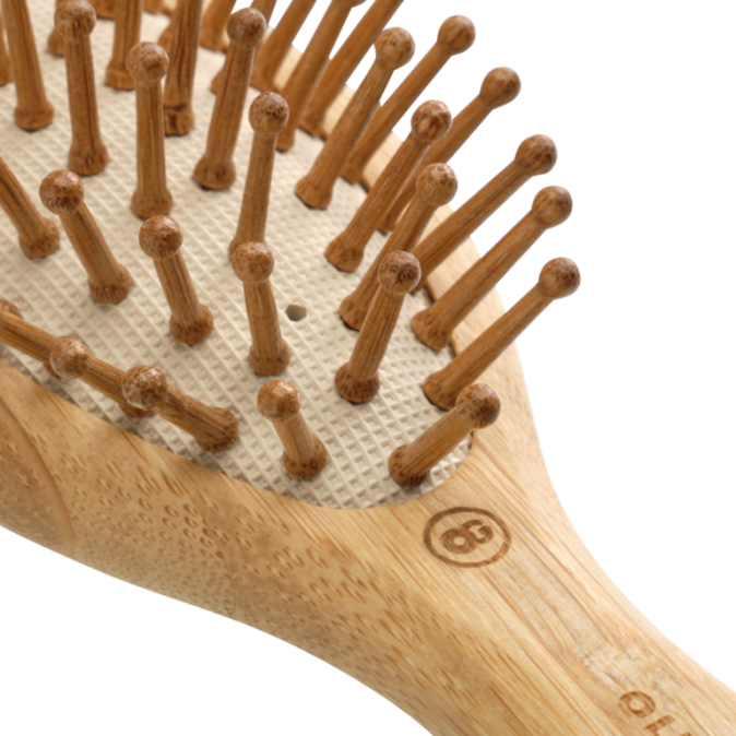 Компактна бамбукова масажна щітка Olivia Garden Bamboo Touch Detangle Massage XS (арт. ID2227) 