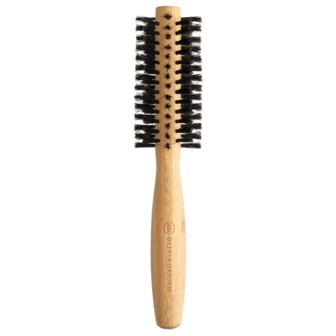 Брашинг із натуральною щетиною кабана Olivia Garden Bamboo Touch Blowout Boar 15 мм (арт. ID2241 / ID1671) 