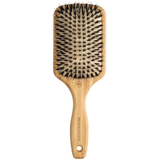 Масажна щітка з комбінованою щетиною Olivia Garden Bamboo Touch Detangle Boar & Nylon L (арт. ID2242 / ID1677) 