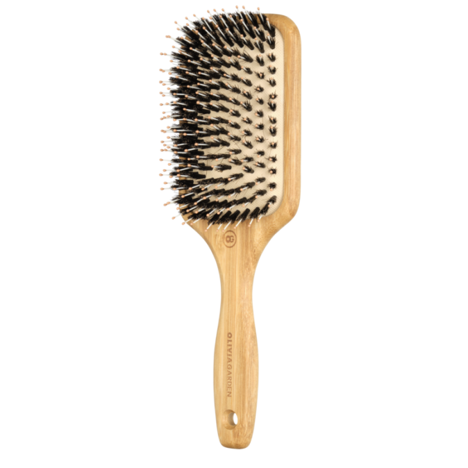 Масажна щітка з комбінованою щетиною Olivia Garden Bamboo Touch Detangle Boar & Nylon L (арт. ID2242 / ID1677) 