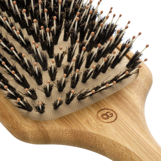 Масажна щітка з комбінованою щетиною Olivia Garden Bamboo Touch Detangle Boar & Nylon L (арт. ID2242 / ID1677) 