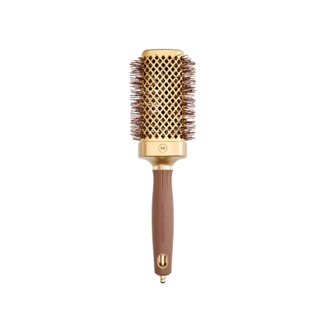 Браш Olivia Garden EXPERT BLOWOUT STRAIGHT Wavy Bristles Gold & Brown 50 (ID2060)