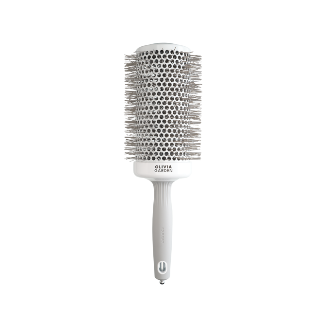 Браш Olivia Garden EXPERT BLOWOUT SPEED Wavy Bristles White & Grey 65 (ID2028) от компании ИРИС