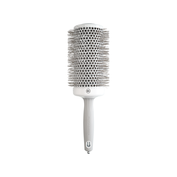 Браш Olivia Garden EXPERT BLOWOUT SPEED Wavy Bristles White & Grey 65 (ID2028) от компании ИРИС