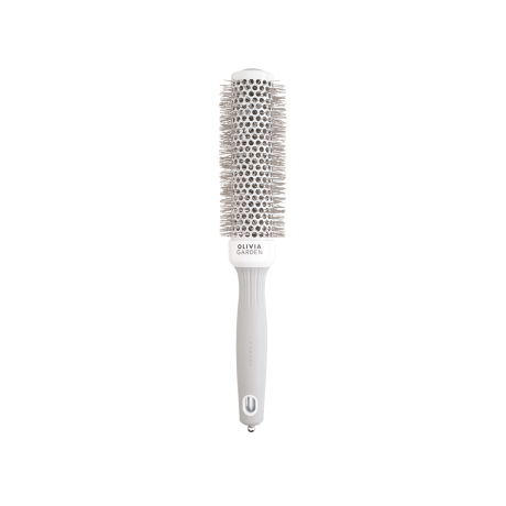 Браш Olivia Garden EXPERT BLOWOUT SPEED Wavy Bristles White & Grey 35 (ID2025)